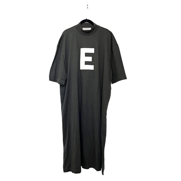 NWT FEAR OF GOD ESSENTIALS T-Shirt Midi Dress Size L - Picture 1 of 7